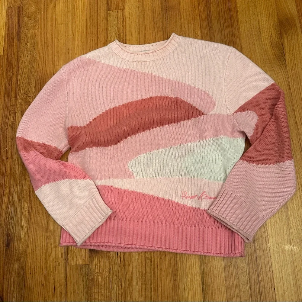 HOUSE OF SUNNY the Paris Landscape Jumper Pink Size Small (#1)